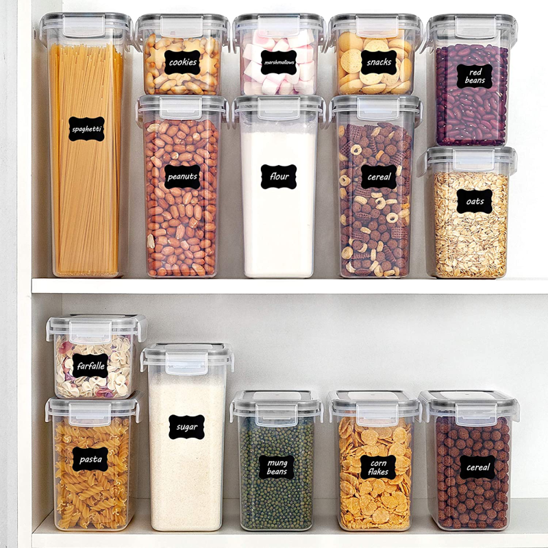 15 pcs Airtight Food Storage Containers Set with Lids, ,Include 24 Labels - Image 6