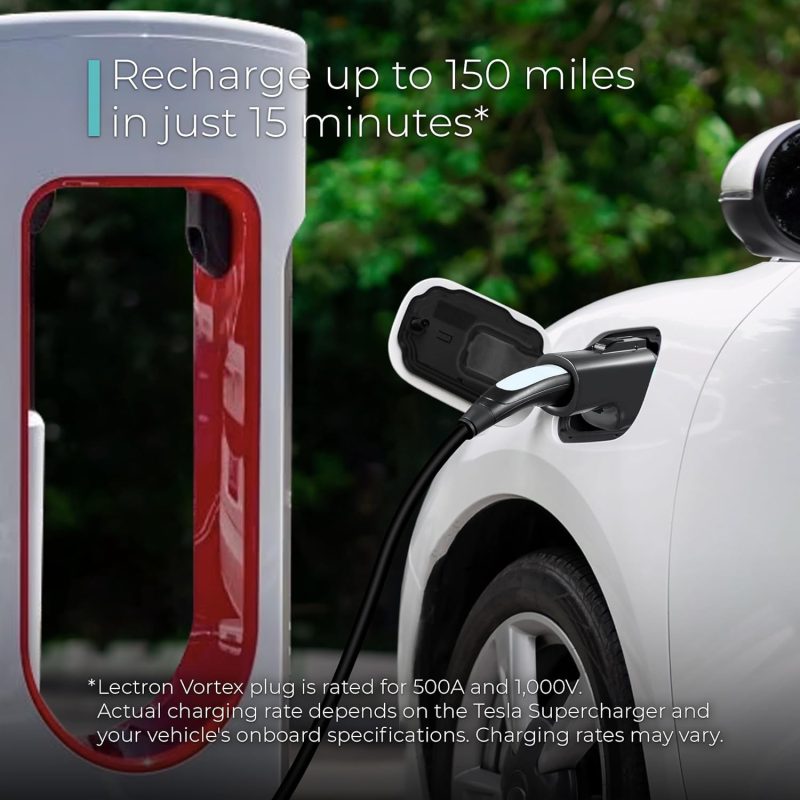 Lectron NACS to CCS1 EV Adapter �C 500 Amps, 1,000V Fast Charging for Tesla Superchargers - Image 4