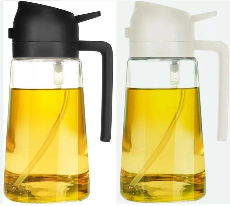 2 in 1 Oil Dispenser And Oil Spray  Bottles- 16Oz - Image 16