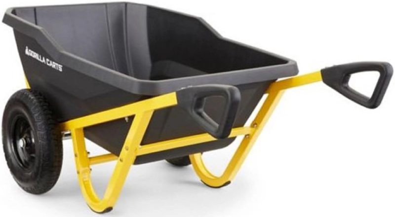 Gorilla Carts 10 Cu. ft. Evolution Poly Yard Cart - MadeInUSA - Image 3