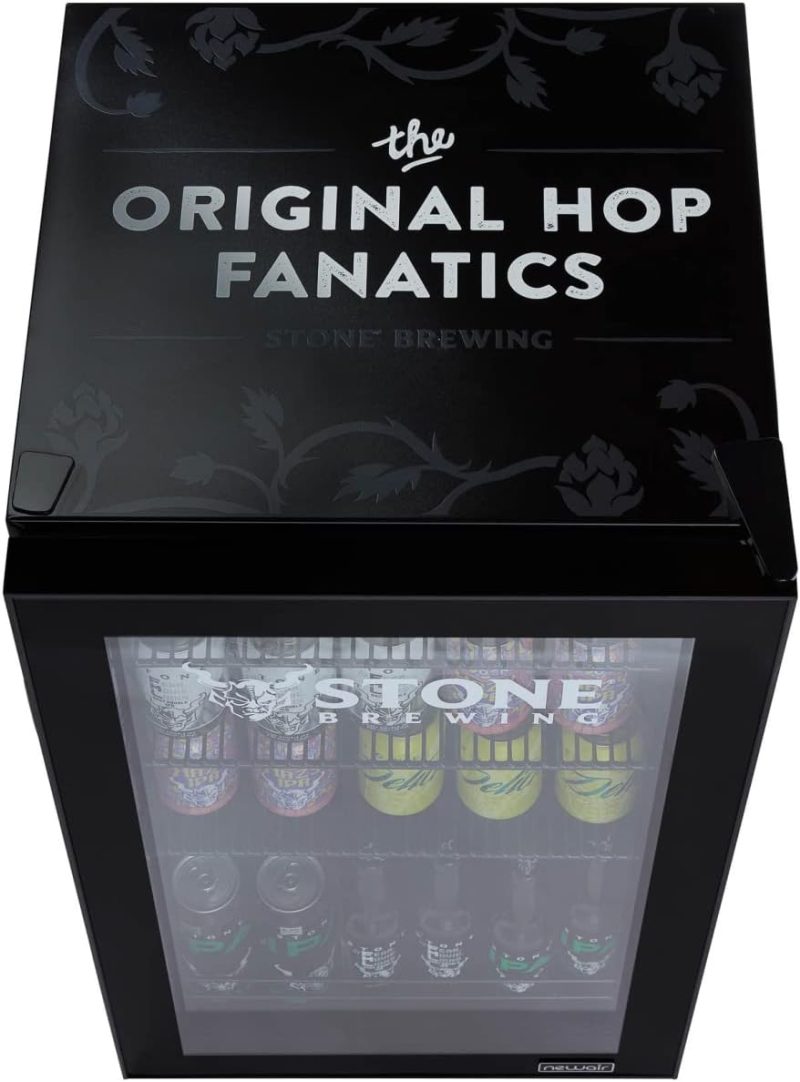 Beverage Refrigerator Cooler | 126 Cans Free Standing with Right Hinge Glass Door | Mini Fridge Beverage Organizer Perfect For Beer, Wine, Soda, And Cooler Drinks - Image 75