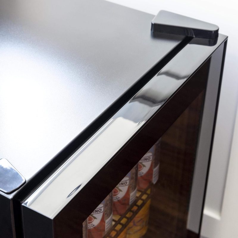 Beverage Refrigerator Cooler | 126 Cans Free Standing with Right Hinge Glass Door | Mini Fridge Beverage Organizer Perfect For Beer, Wine, Soda, And Cooler Drinks - Image 55