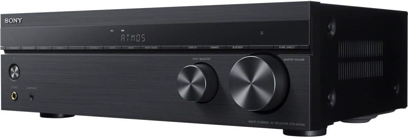 Surround Sound Home Theater AV Receiver: 4K HDR, Dolby Atmos & Bluetooth Black
