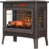 Duraflame 3D 24 W x 23.4 H x 12.9 D 34.1lb Infrared Electric Fireplace Stove - Cream - Image 20