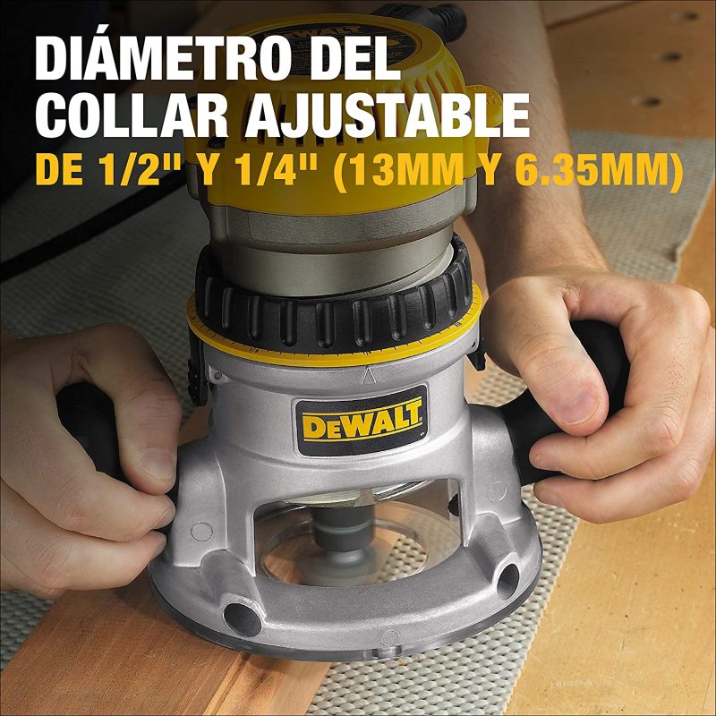 Router, Fixed Base, 1-3/4-HP (DW616) , Yellow - Image 3