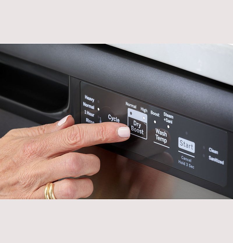 GE – Front Control Built-In Dishwasher with 55 dBA – Stainless steel - Image 7