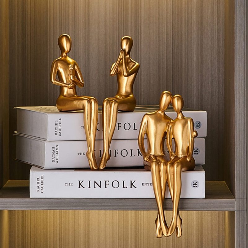 Abstract Golden Lover Decor - Image 6