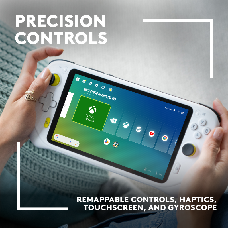 Logitech – G CLOUD Gaming Handheld Console – White - Image 7
