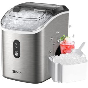 Silonn Chewable Granule Portable Self-Cleaning Ice Maker
