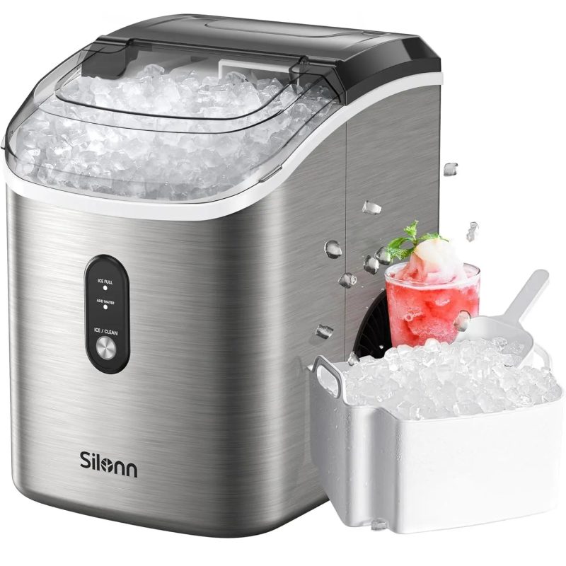 Silonn Chewable Granule Portable Self-Cleaning Ice Maker