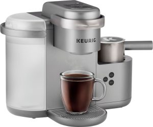 Keurig K-Cafe Special Edition Single Serve K-Cup Pod Coffee Maker with Milk Frother – Nickel 5000200558