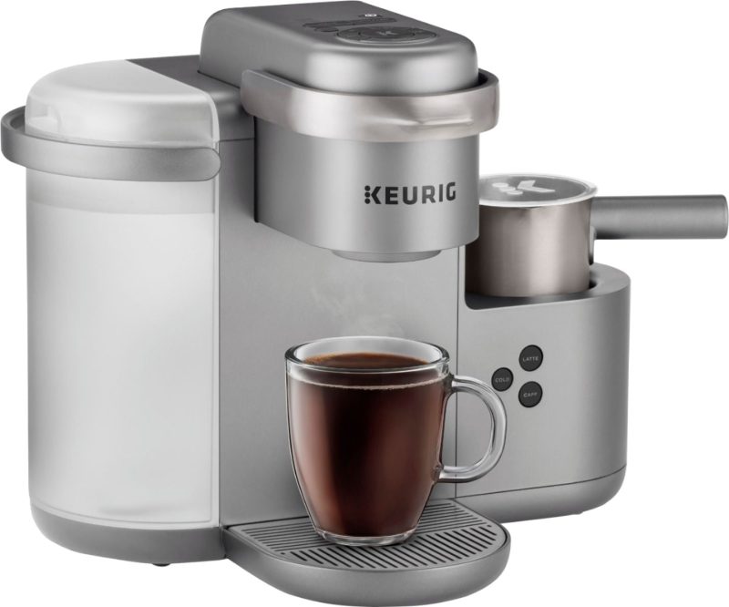 Keurig K-Cafe Special Edition Single Serve K-Cup Pod Coffee Maker with Milk Frother – Nickel 5000200558