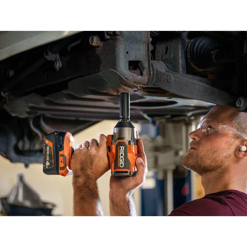 RIDGID 18V Brushless Cordless 9-Tool Combo Kit with (2) 2.0 Ah and (1) 4.0 Ah MAX Output Batteries, Charger, and Tool Bag R96265N - Image 9