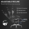 GTPLAYER Gaming Chair, Computer Chair with Footrest and Lumbar Support, Height Adjustable Game Chair with 360  -Swivel Seat and Headrest and for Office or Gaming (White) - Image 36