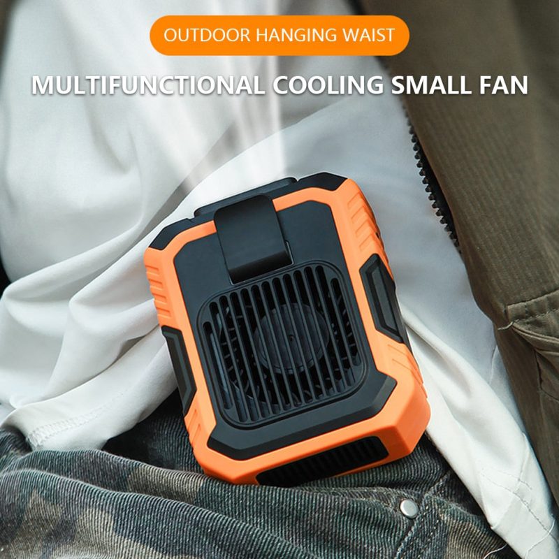 4 Speed Portable Wearable Personal Body Wireless Fan USB Rechargeable - Image 8
