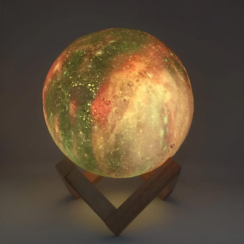 3D Colorful Moon Lamp - Image 4