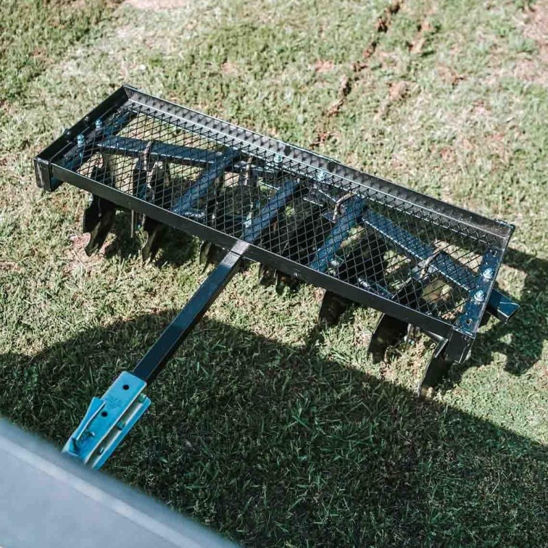 2024 Titan Distributors Inc. 4-Ft Notched Disc Harrow Attachment Pull Behind for ATV and UTV 2-in Towball Hitch NO250072 - Image 6