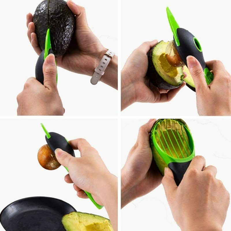 3 in 1 Fruit & Avocado Cutter, Pitter, Slicer And Peeler - Image 3