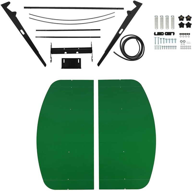 HECASA Green Tractor Canopy Compatible with All ROPS 48′′ X 52′′ Equipped Tractors with a 2′′ x 2′′ or 2′′ x 3′′ ROPS (Will Add About 4” to The Height of The Tractor) - Image 4