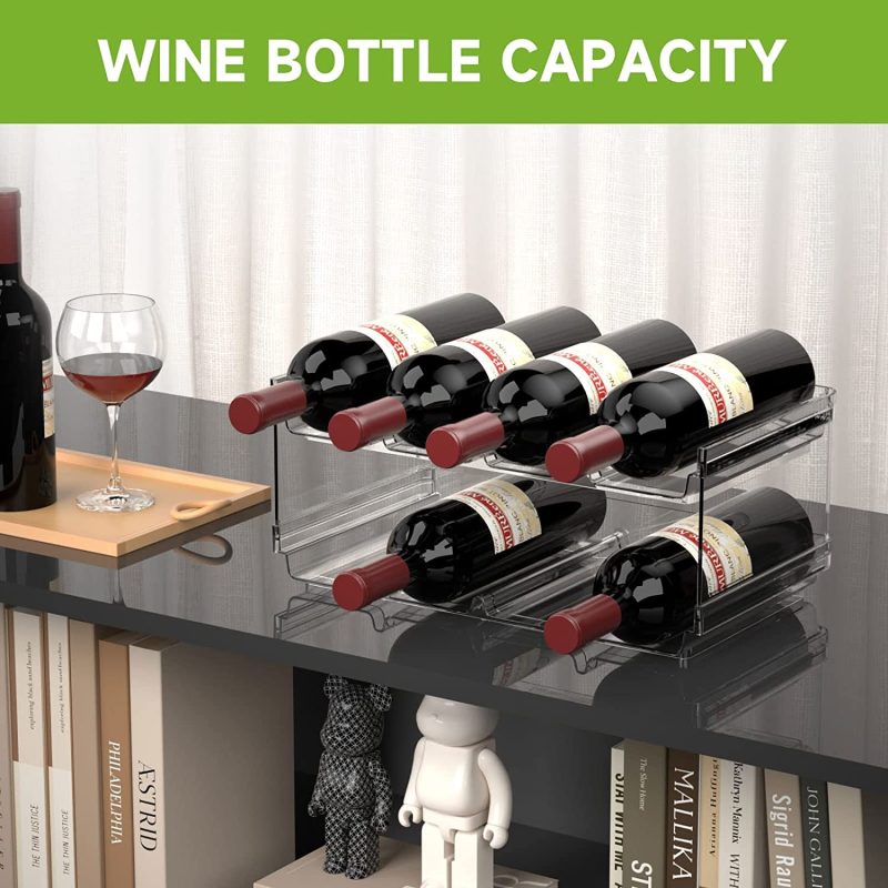 2 or 4 Pack Stackable Water Bottle Organizer for Cabinet/ Pantry - Image 7