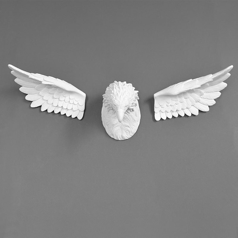 3D Eagle Head Wall Statue - Image 3