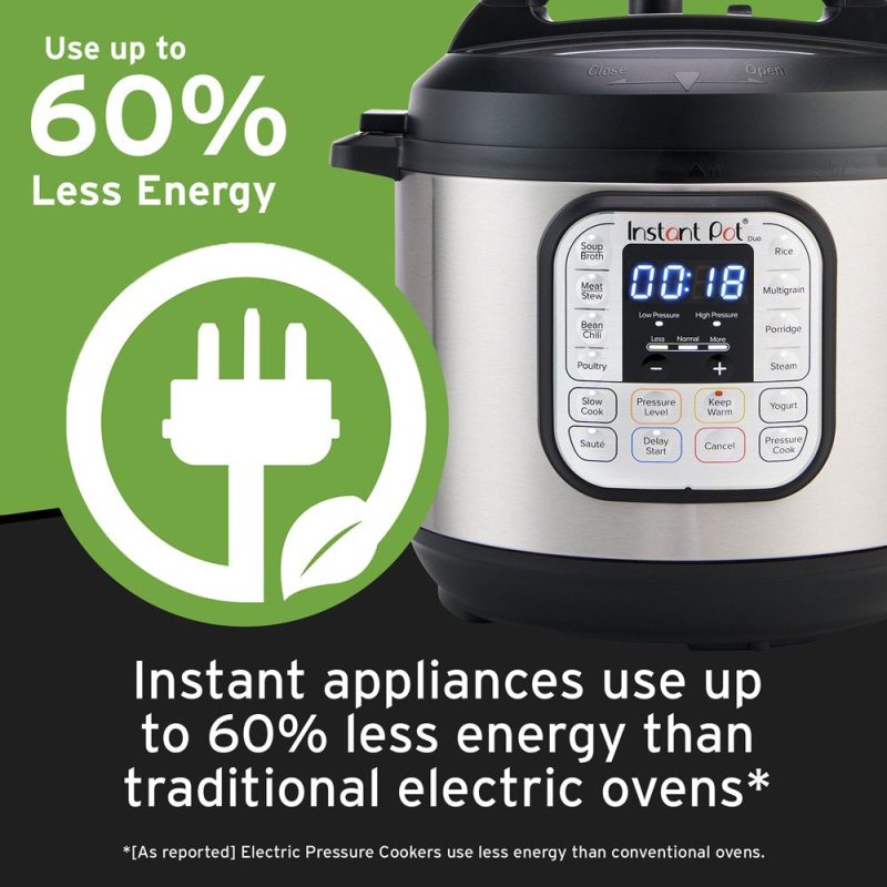 Instant Pot Duo 6 Qt Electric Pressure Cooker 7-In-1 with Easy-Release Steam Switch - 图片 7