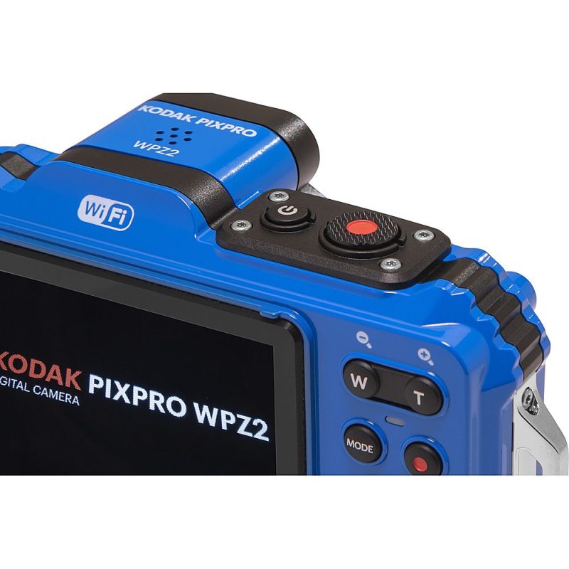 Kodak – PIXPRO WPZ2 16.0-Megapixel Waterproof Compact Camera – Electric Blue - Image 8