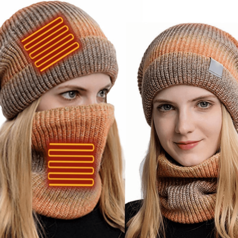2-in-1 USB Heated Hat and Scarf Winter Set - Image 7