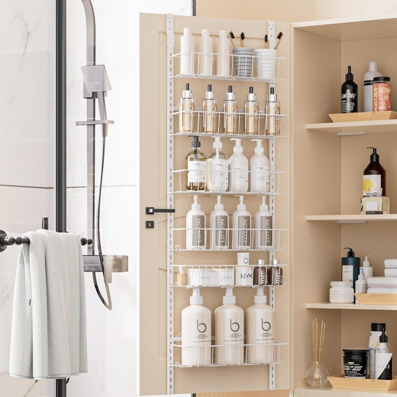 6-Tier Over The Door Adjustable Pantry Door Organizer - Image 9