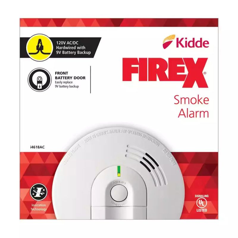 Kidde i4618 4-Pack Hardwired Smoke Alarm with Ionization Sensor, 120V AC, 9V Battery Backup - Image 3