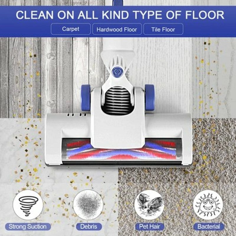 APOSEN Cordless Vacuum 4-in-1 Lightweight Stick Vacuum Cleaner Ideal for Carpet Hard Floors Pet Hair - Image 3