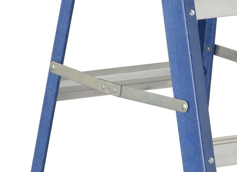 Louisville Ladder 6 ' Fiberglass Step, 10' Reach, 225-lb, Load Capacity, W-3217-06 - Image 4