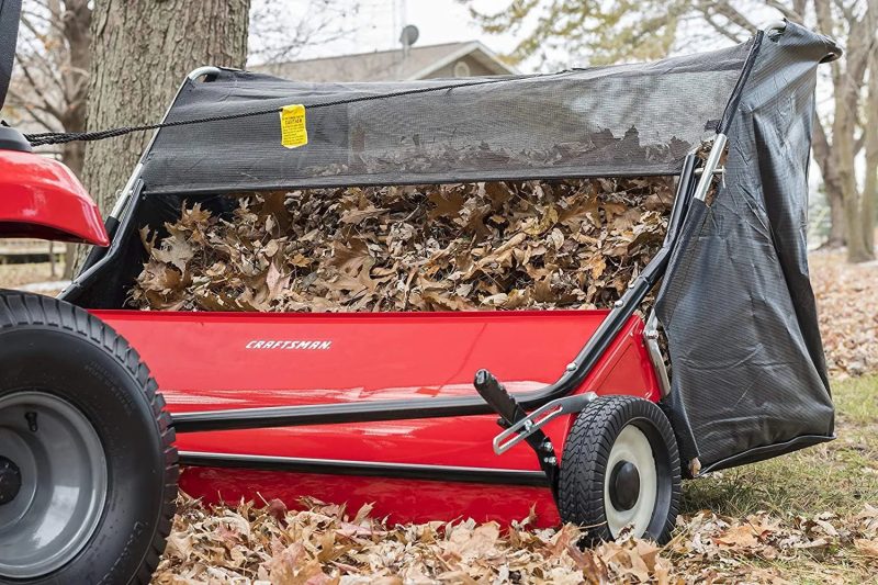 CRAFTSMAN CMXGZBF7124546 52 Tow Lawn Sweeper, Black - Image 6