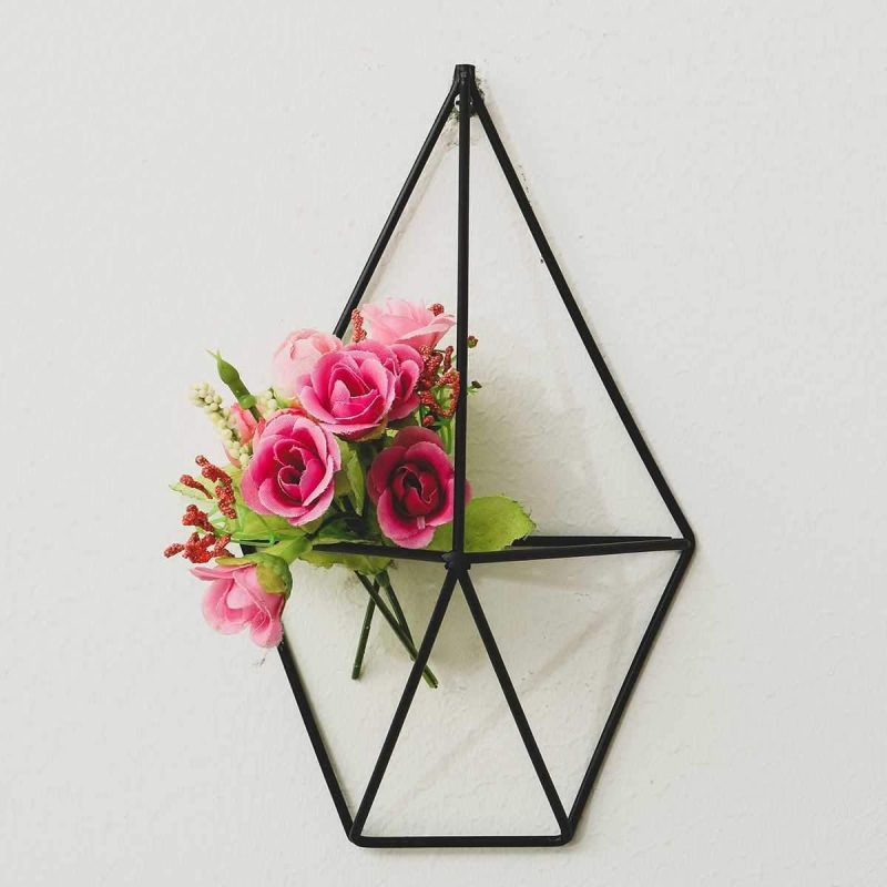2-Piece Shape Wall-Mounted Air Plant Holders - Image 2