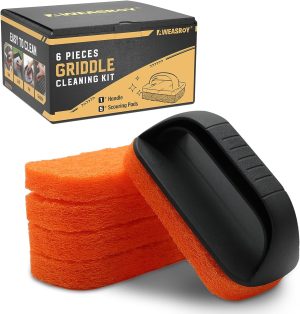 6 Or12-Piece kitchen & Flat Top Grill Cleaning Brush Kit for Blackstone