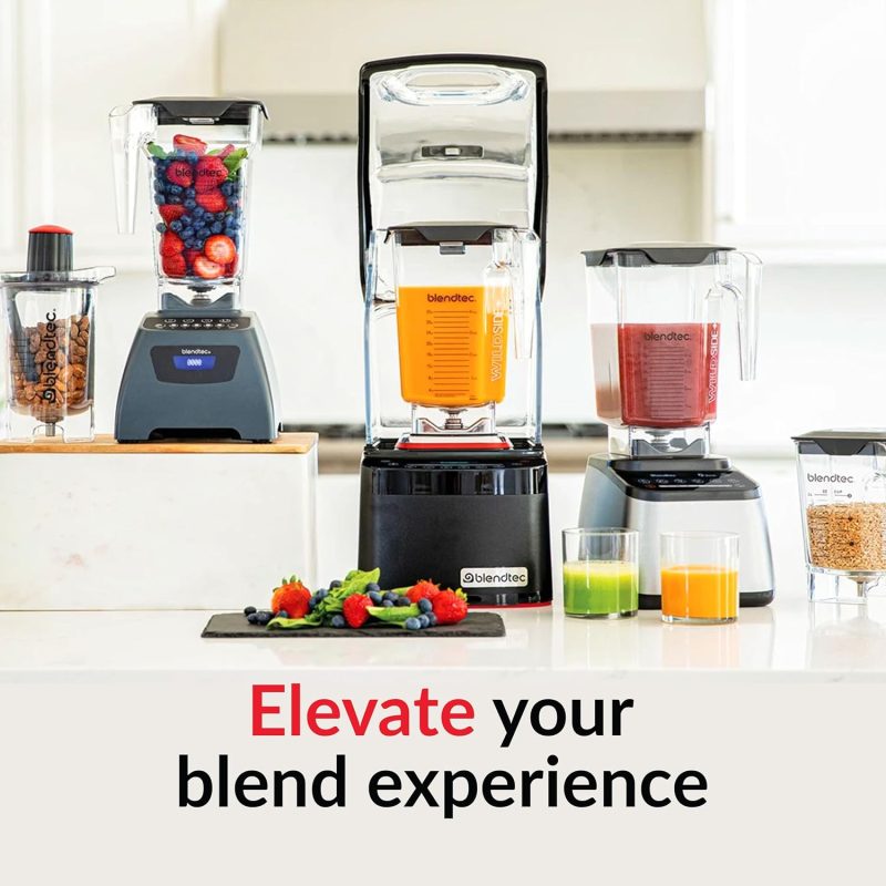 Blendtec Professional 800 – Blender with WildSide+ Jar (90 oz) for Smoothies & Frozen Drinks – Quietest Professional-Grade Power – 11-Speed Touch Slider – Easy to Clean – Black - Image 2