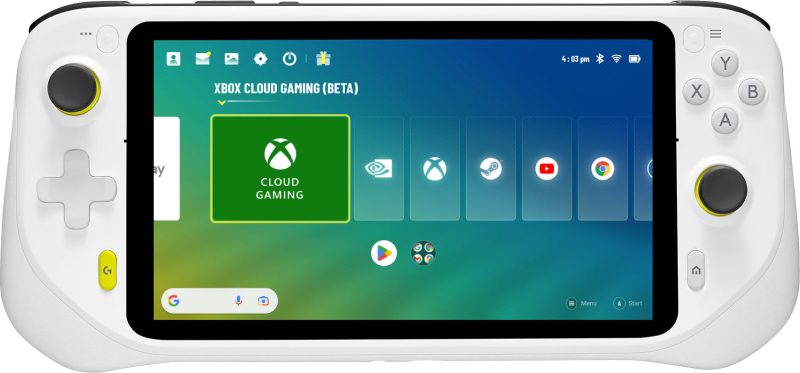 Logitech – G CLOUD Gaming Handheld Console – White