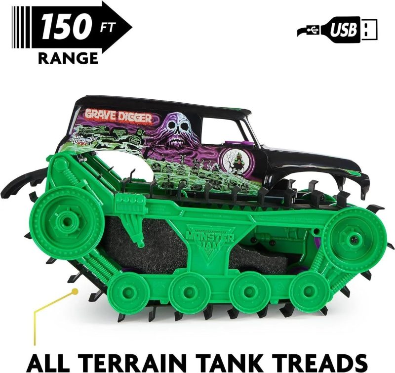 Monster Jam Remote Control Grave Digger Trax - Image 11