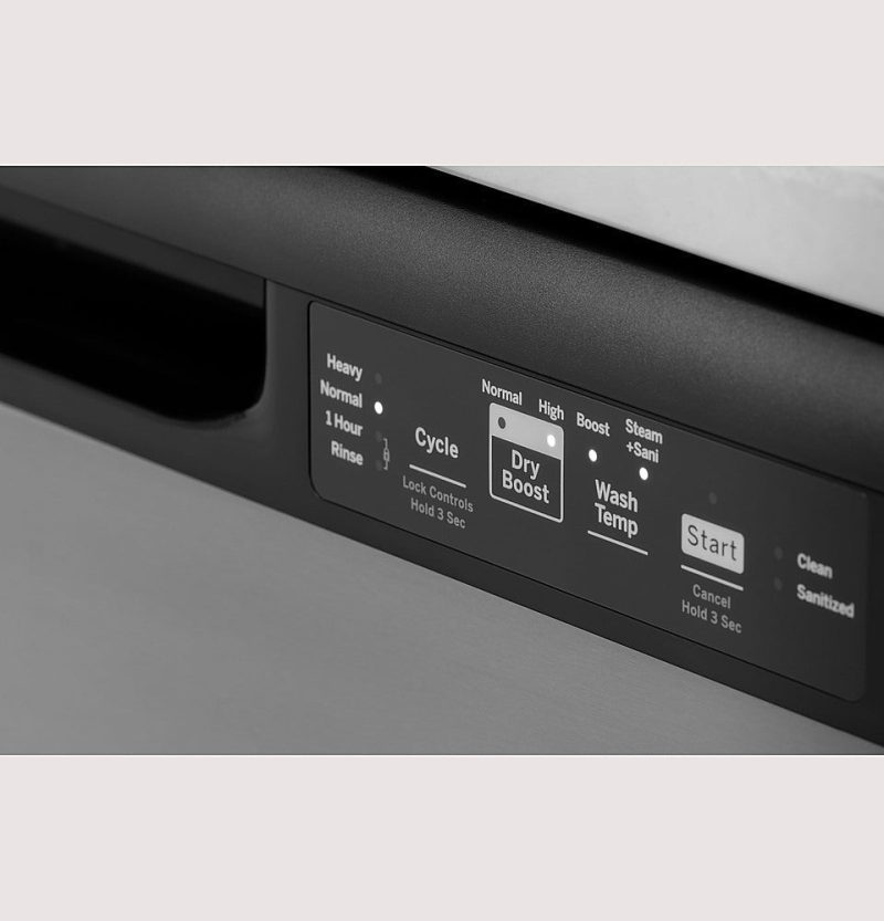 GE – Front Control Built-In Dishwasher with 55 dBA – Stainless steel - Image 9