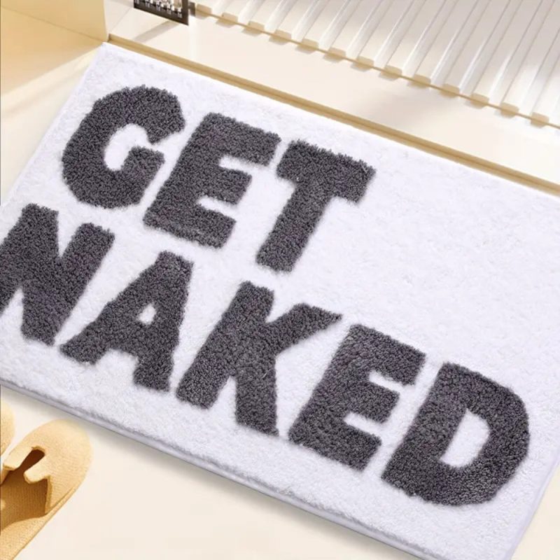 “Get Naked” Funny Bathroom Mat - Image 6