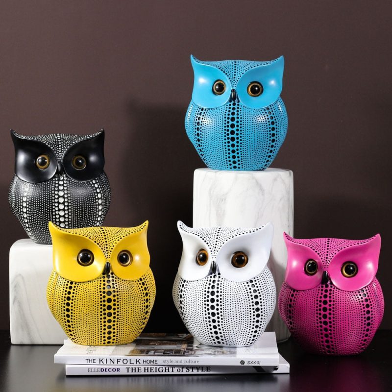 Abstract Owl Figurine - Image 2