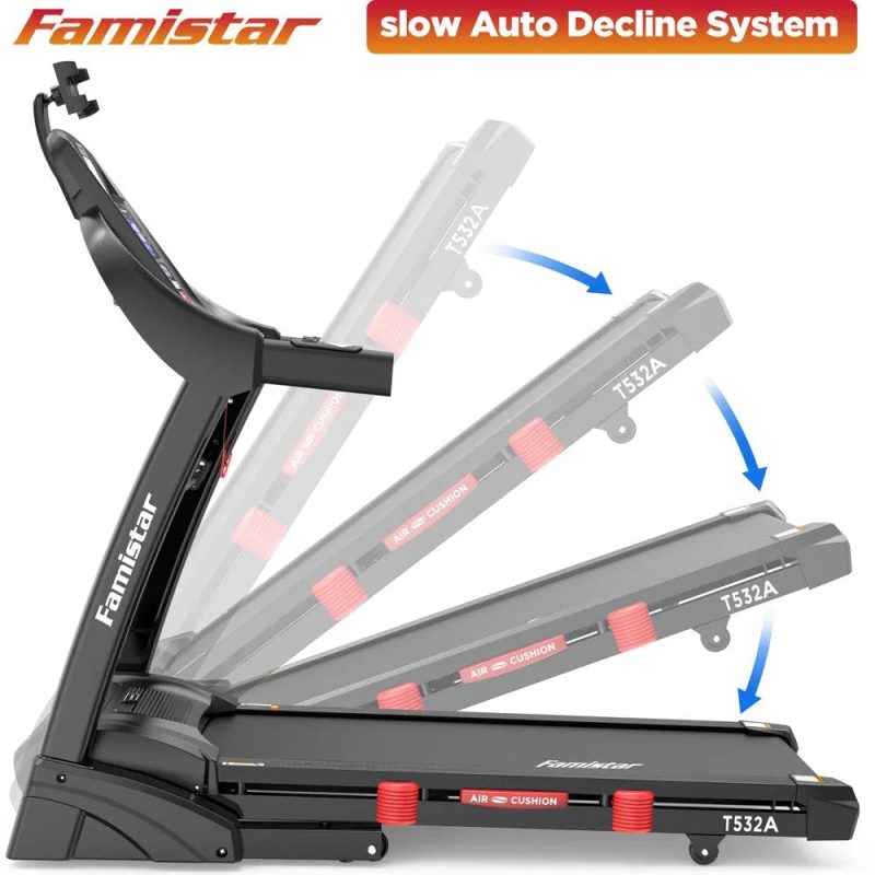 Famistar Folding Treadmill for Home with 15 Levels Auto Incline, 300LB Capcity, 10MPH Fast Speed Controls sgtnighsdesigns - Image 12