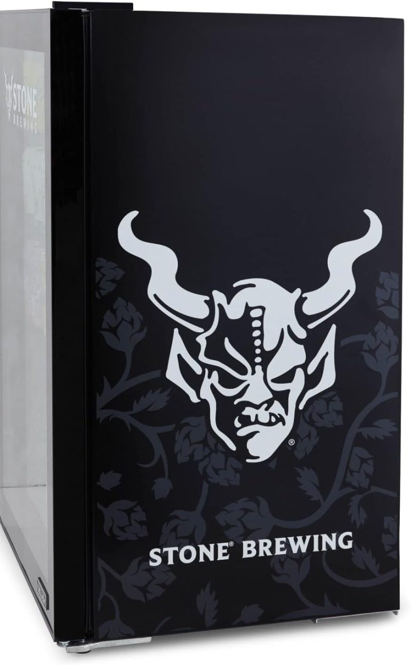 Beverage Refrigerator Cooler | 126 Cans Free Standing with Right Hinge Glass Door | Mini Fridge Beverage Organizer Perfect For Beer, Wine, Soda, And Cooler Drinks - Image 83