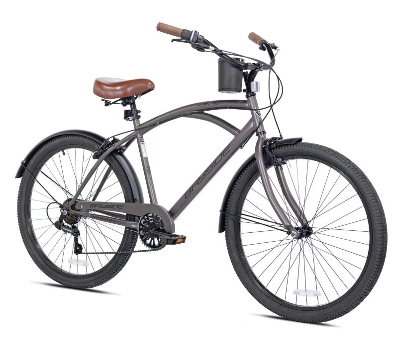Kent 26 in. Bayside Men's Cruiser Bike, Satin Cocoa - MadeInUSA