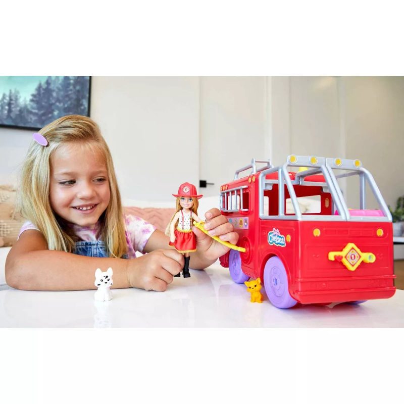 Barbie Chelsea Fire Truck Playset - Image 3