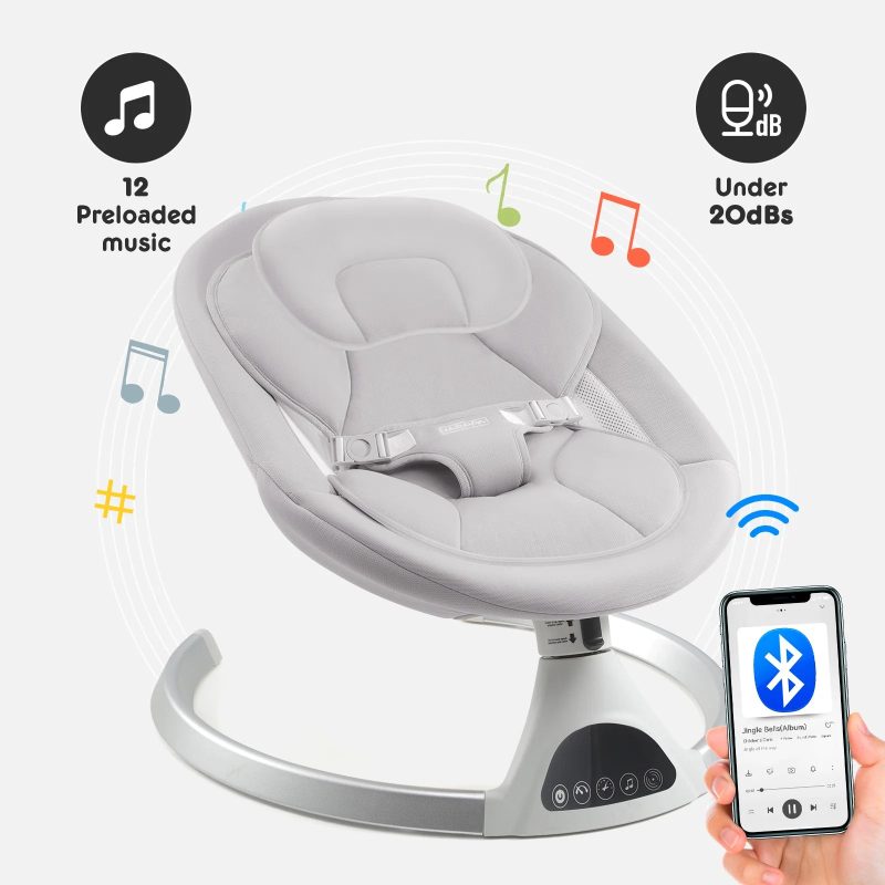 HARPPA Weddell | Electric Baby Swing - Image 37