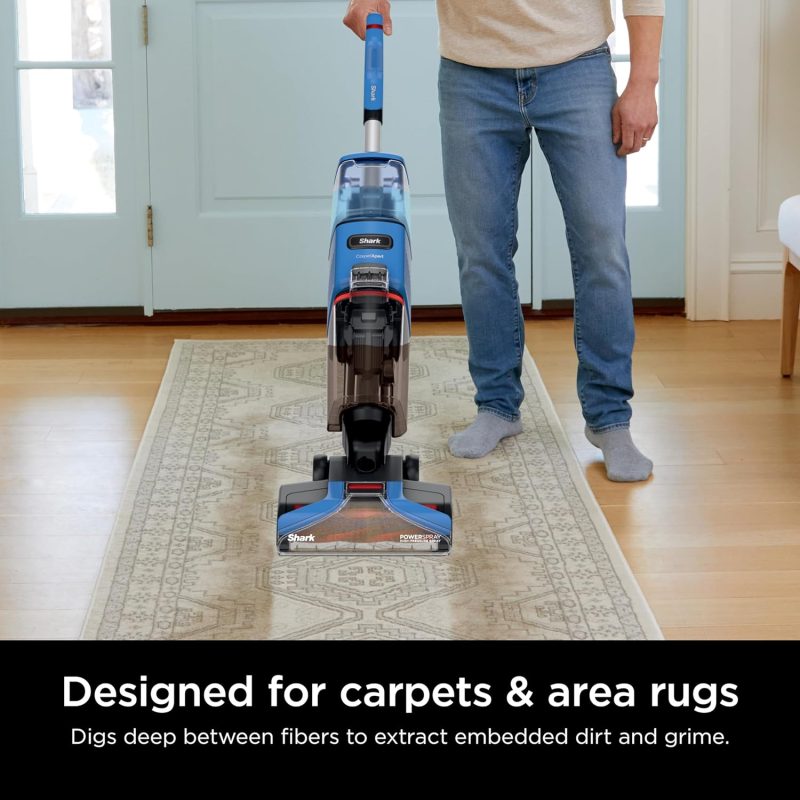 Shark CarpetXpert EX201 Carpet Cleaner, Cyan �C Deep Cleaning with StainStriker, Perfect for Pets, Includes Spot & Stain Remover Tools - Image 12