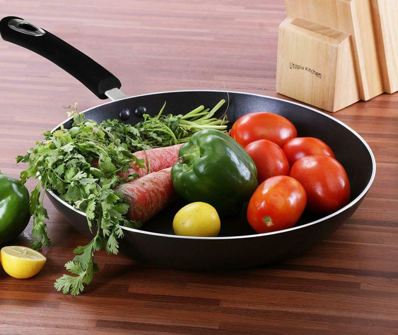 3 Piece Induction Bottom 8′′, 9.5′′, 11 inch Nonstick Frying Pan Set - Image 4