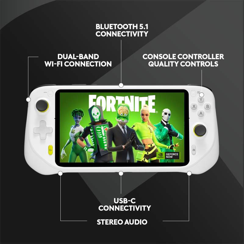 Logitech – G CLOUD Gaming Handheld Console – White - Image 6
