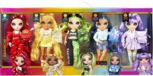 Rainbow High Exclusive with 5 Jr High Fashion Doll Favorites Ages 4 and up sgtnighsdesigns